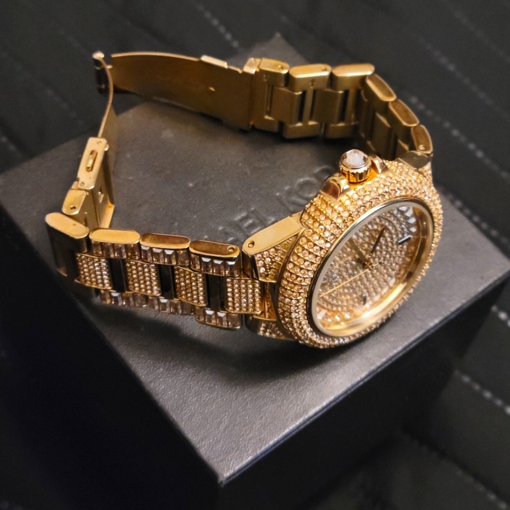 Michael Kors Camille Gold Diamonds Watch